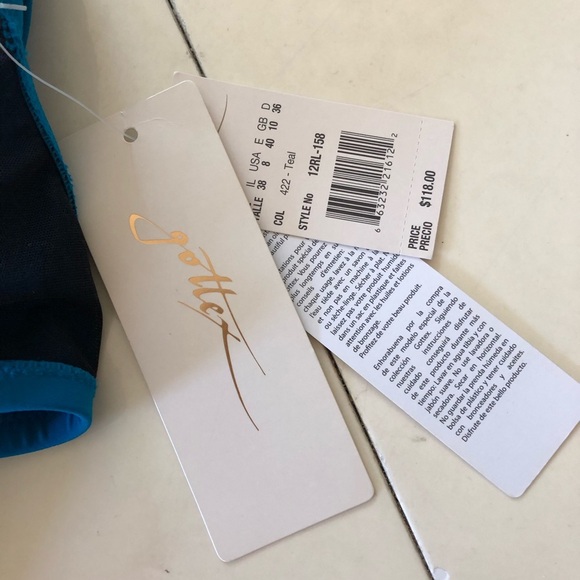 NWT $118 Gottex Ray of Light Teal Swimsuit - Picture 7 of 8